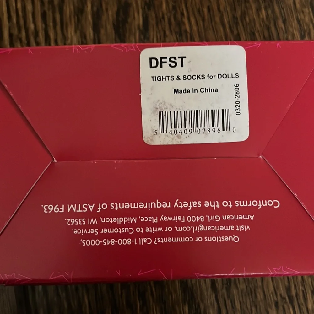American girl doll tights and socks for dolls - new in box!